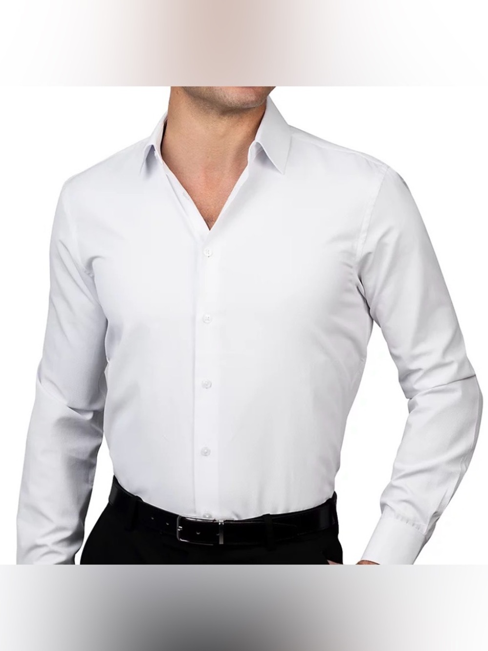 Ben Sherman Slim Fit All Way Stretch White Shirt - Men's XL - NWT